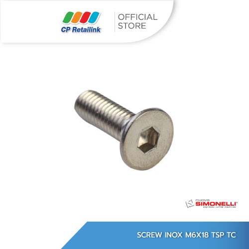 (30007902) Nuova Simonelli นูโอว่า ซิโมเนลลี่ อะไหล่เครื่องชงกาแฟ SCREW INOX M6X18 TSP TC