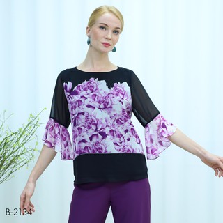 MIKIKO Blouse MI-B2134 แขนยาว IGPU21-10