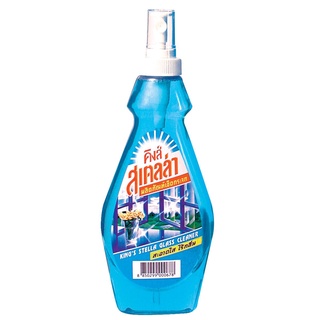 น้ำยาเช็ดกระจก 365 ซีซี. คิงส์สเตลล่า น้ำยาเช็ดกระจก Glass cleaner 365 cc. Kings Stella