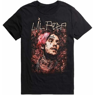 เสื้อยืดลําลอง พิมพ์ลาย Lil Peep สีดํา แฟชั่นฤดูร้อน สําหรับผู้ชายS-5XL