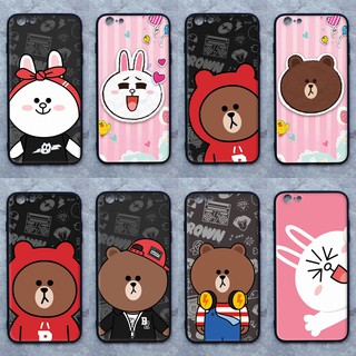เคส Apple iphone 6 plus / 6s plus ใช้เคสเดียวกัน ลายหมีบราวน์  ขอบนิ่มหลังแข็ง เคสมือถือ เคสโทรศัพท์ Case