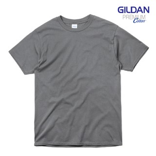 GILDAN Premium Cotton เทาชาโคล