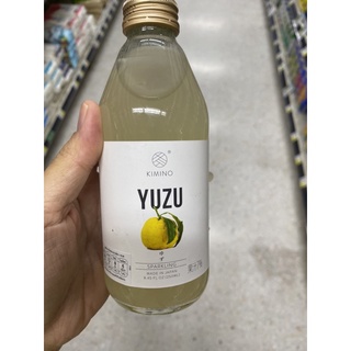 ยูซุ สปาร์คกลิ้ง ( เครื่องดื่มอัดแก๊ส รสส้มยูซุ 7.2% ) ตรา คิมิโนะ 250 Ml. Yuzu ( Japanese Citrus ) Sparking ( Kimino Brand )