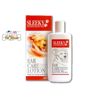 SLEEKY Ear lotion โลชั่นทำความสะอาดหูสำหรับสุนัขขนาด 220 CC.