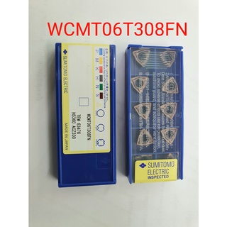 (10เม็ด) WCMT06T308FN ACZ330 SUMITOMO INSERT สำหรับ UDRILL