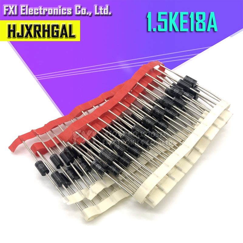 20PCS 1.5 KE18A P6KE 1.5 KE18 ทีวีไดโอด 18A ไดโอด Suppression ไดโอด