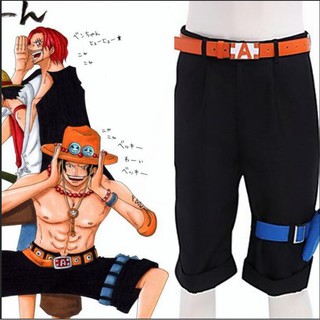 Anime cos performance costume One Piece Fire Fist Ace shorts cosplay stage costume