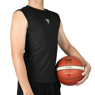 เสื้อรัดกล้ามเนื้อ แขนกุด รุ่น BKP ดำ THATA Cool Sleeveless Shirt เสื้อแขนสั้น บอดี้ฟิต เสื้อรัดรูป Body fit