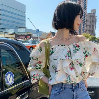 Korea Flower bouquet Top