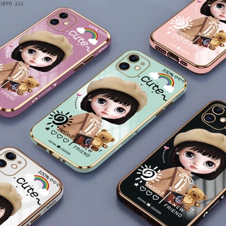 OPPO A15 A15S A7 A5S A12 A12S A9 A5 A31 A12E A53 A33 A74 A92 A52 2020 4G 5G เคสออปโป้ สำหรับ Case Girl เคส เคสโทรศัพท์ เคสมือถือ เคสนิ่ม