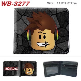 [พร้อมส่ง] Roblox กระเป๋าสตางค์ใบสั้น ลายการ์ตูนอนิเมะ พับได้ครึ่งหนึ่ง สําหรับเด็กผู้ชาย ผู้หญิง นักเรียน