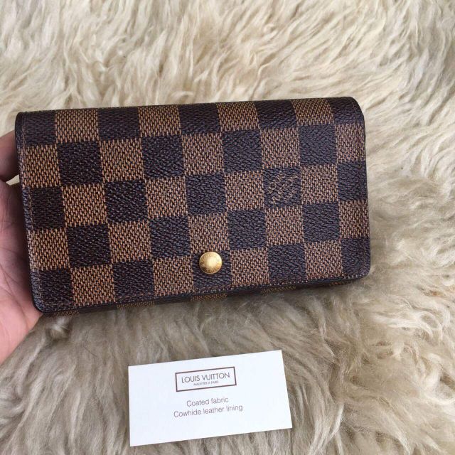 louis vuitton damier tresor wallet