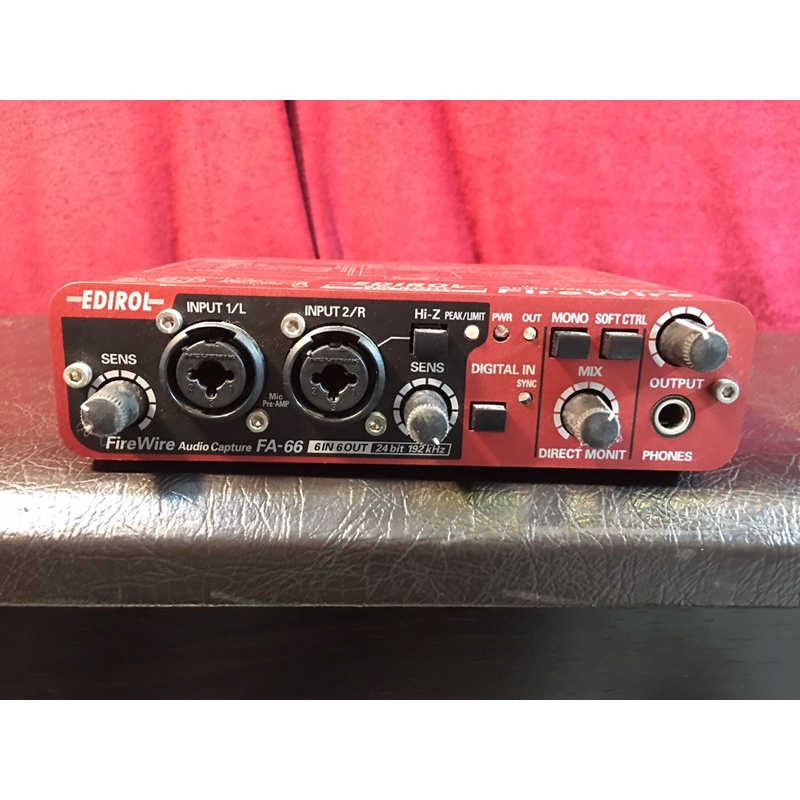 sound interface Edirol FireWire FA-66 มือสอง