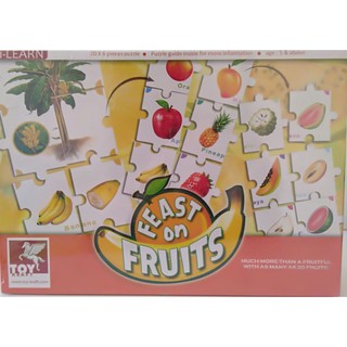 จิ๊กซอว์เสริมพัฒนาการ  Feast On Fruits ของเล่นแนวโรงเรียนสาธิต