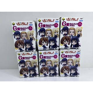 โมเดลฟิกเกอร์ของเเท้ สาวเคออน K-ON งานG Banpresto-ครบชุด หกตัว พร้อมตัวลับ