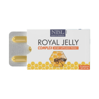 NBL Royal Jelly Complex นมผึ้งสูตรใหม่ (5 แคปซูล)