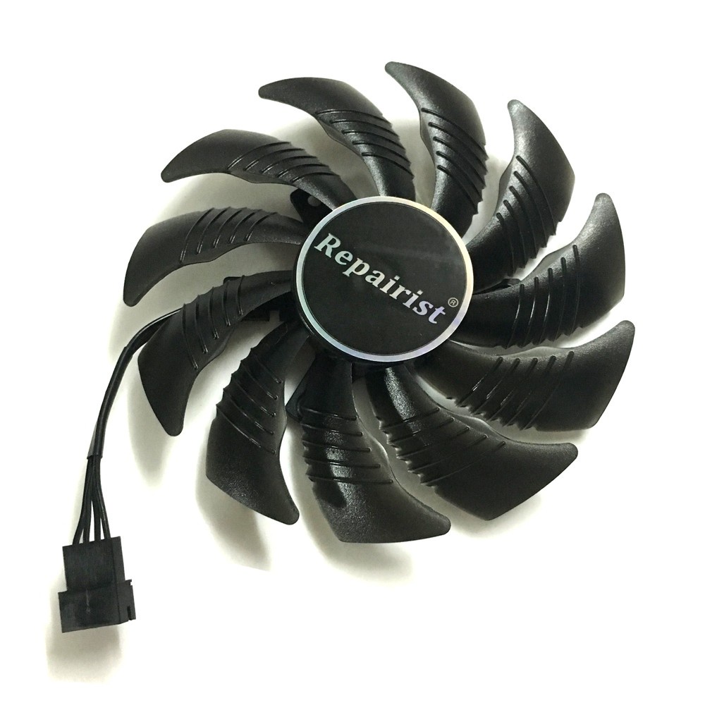 PLD09210S12HH 87 มม.พัดลมการ์ดกราฟิก GPU Cooler สําหรับ GIGABYTE GV-N1060D5/N1050WF2OC/N105TWF2OC/N1