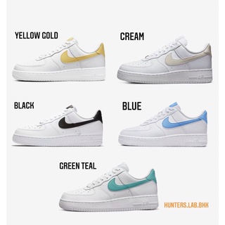 พร้อมส่ง Nike airforce 1 สี black / gold / crame / blue / mint