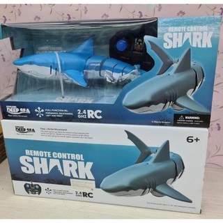 💥พร้อมส่ง💥 ปลาฉลามวิทยุบังคับ Shark 🦈 คลื่น 2.4GHz เล่นในน้ำ สระว่ายน้ำได้