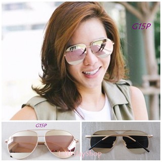 แว่นตา GAMT Double Colour Gold Frame,Pink Lens ของแท้ พร้อมส่ง