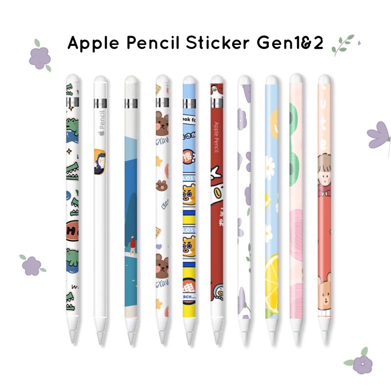 [ลายที่ 20-25] Apple pencil sticker for Gen 1 &amp; 2 สติกเกอร์ Apple pencil [พร้อมส่ง]