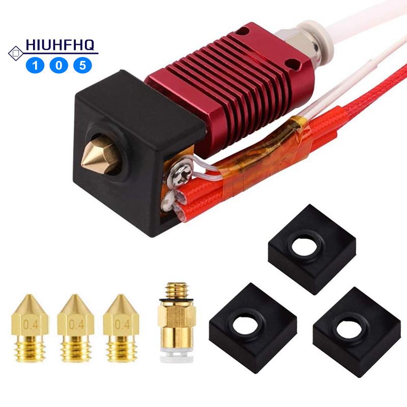 3D Printer MK8 Hotend Kit with Extruder Print Head Assembled Extruder Hot End Kit for Ender 3 Ender 3 Pro