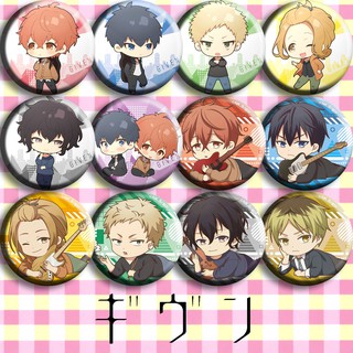 Given เข็มกลัดอะคริลิค ทรงกลม ลายอนิเมะ Sato Mafuyu Haruki Ritsuka Akihiko 58 มม.