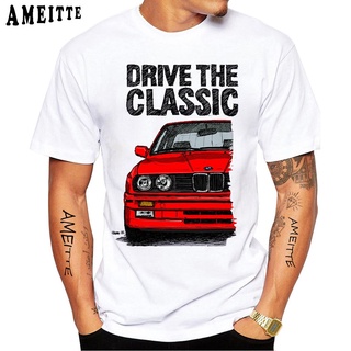 เสื้อยืดผ้าฝ้ายพิมพ์ลาย ใหม่ เสื้อยืดแขนสั้น พิมพ์ลายรถยนต์ bmw E30 E24 E21 สไตล์ฮิปฮอป แฟชั่นฤดูร้อน สําหรับผู้ชาย