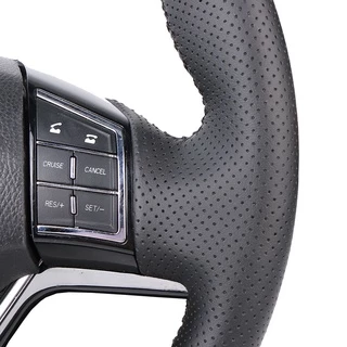 Custom Fit Microfibre หนังพวงมาลัยสําหรับ Honda Fit 2009-2013 City Jazz Insight ลื่น