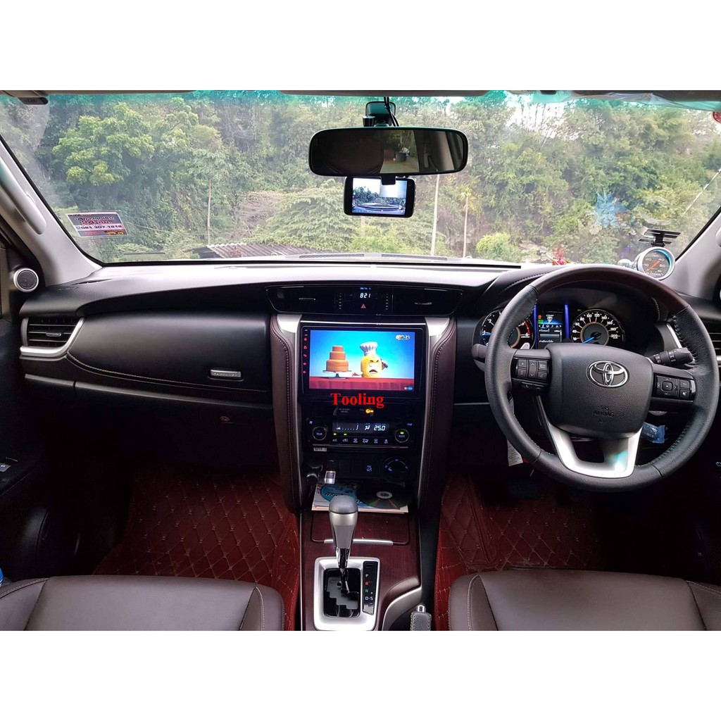 Alpha coustic เครื่องเล่นติดรถยนต์แอนดรอยด์ จอขนาด 10.1นิ้ว ตรงรุ่น Toyota Fortuner ปี 2015-ปัจจุบัน ระบบ Android 10