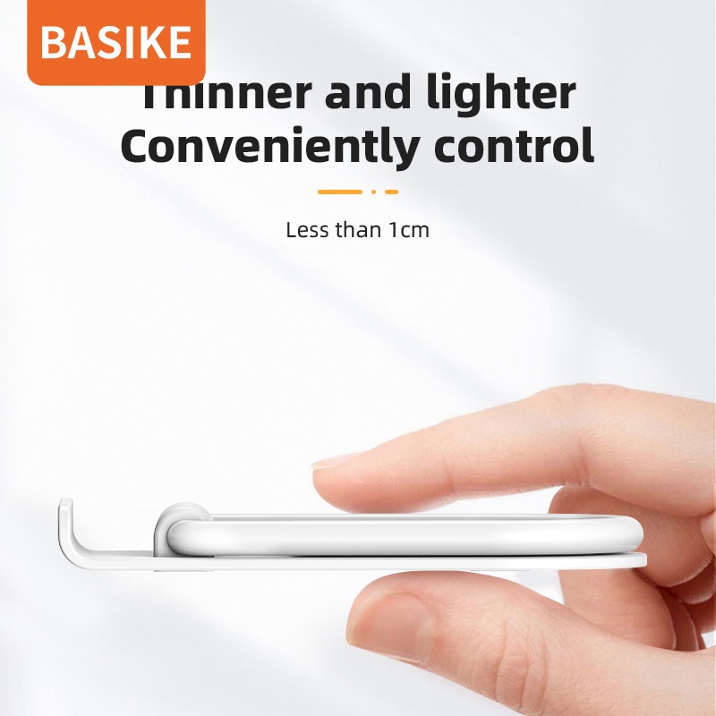 Basike ขาตั้งโทรศัพท์มือถือ แบบพับได้ ขาตั้งโทรศัพท์ ที่วางโทรศัพท์ ขาตั้งโทรศัพท์ ขาจับโทรศัพท์ ปรับสูงต่ำได้ - รูปที่ 6