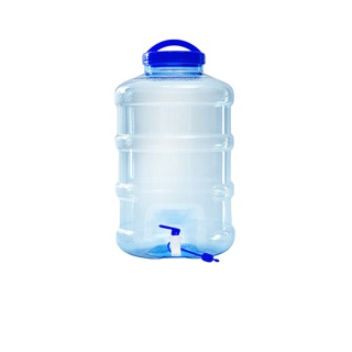 Watertankshop ถังน้ำ ถังน้ำดื่ม PET ถังน้ำมีก๊อกพร้อมหูหิ้ว รุ่นธรรมดา ขนาด18.9ลิตร ลาย1X