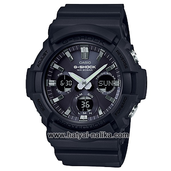 นาฬิกา Casio G-Shock Standard ANALOG-DIGITAL Tough Solar GAS-100 series รุ่น GAS-100B-1A (สีดำล้วน) ของแท้ รับประกัน1ปี