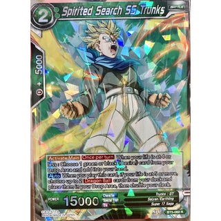 [ของแท้] Spirited Search SS Trunks (R) BT5-060 การ์ดดราก้อนบอล Dragon Ball Super Card Game