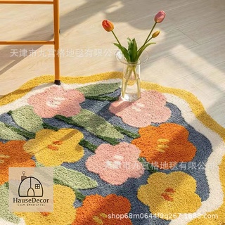 Maiden Bedside พรม สำหรับตกแต่งบ้าน ลายดอกไม้สดใส