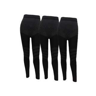 [ซื้อ 1 แถม 2] Lalita เลกกิ้งกระชับสัดส่วน  สีดำ