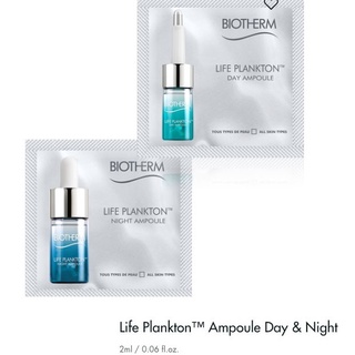 แท้💯% [ฉลากไทย/เช็คใบเสร็จได้] Biotherm Life Plankton Night &amp; Day Ampoules