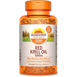 Sundown®, RED KRILL OIL 1000 MG, 60 Softgels