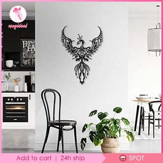 Stylish Metal Phoenix Hanging Wall Decor Animal Art for Bedroom Home Indoor