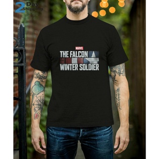 เสื้อยืดผ้าฝ้าย พร้อมส่ง เสื้อยืด พิมพ์ลายโลโก้ Marel The Falcon And The Winter หลากสี แฟชั่นฤดูร้อน สําหรับผู้ชาย