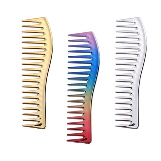 พร้อมส่ง  Wide Tooth Hair Comb Anti-static Hairdressing Comb Detangling Hair Brush Curly Hair Comb Barber Comb Salon Hai