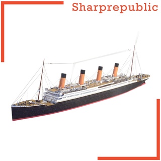 [Sharprepublic] ของเล่นโมเดลเรือไททานิค 3D 1/400 Diy สําหรับตกแต่ง