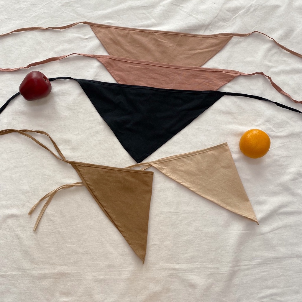 HAIR SCARF ผ้าโพกผม แมทช์ได้กับหลายชุด เนื้อผ้าฝ้าย ผ้าคอตตอนลินิน ลูกไม้ - รูปที่ 4