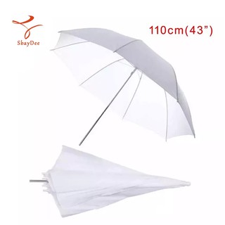 White Umbrella 43 "/ 110cm Translucent umbrella High-grade fabric for portraiture / clothing photography