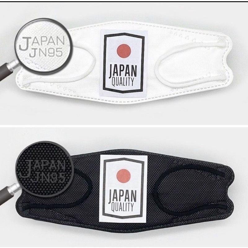 [ของแท้100]JN95 Mask Japan หน้ากากอนามัยญี่ปุ่นN95 ใส่สบายไม่เจ็บหู