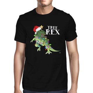 เสื้อยืดแขนสั้น พิมพ์ลายต้นไม้ Rex Dino Lights สําหรับผู้ชาย