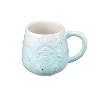 🎀【SALE!!! พร้อมส่ง】2022 แก้วสตาร์บัคส์เกาหลี Starbucks Korea Anniversary dreamy mint mug 355ml/ 12oz