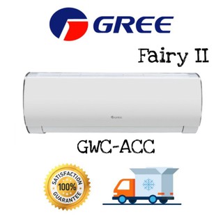 🔥 Gree แอร์ติดผนัง ระบบธรรมดา รุ่นGWC-ACC2-K6NNA3B/I (Fairy 2) เบอร์5 (R32) *รุ่นปี 2021