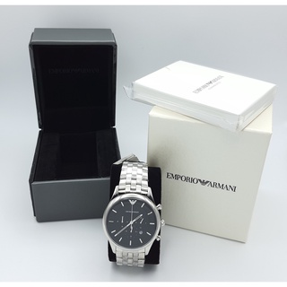 นาฬิกา EMPORIO ARMANI MENS AR11017 43 MM QUARTZ CHRONOGRAPH พร้อมกล่อง (ใหม่)