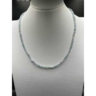 blue Aquamarine necklace บลู อความารีน